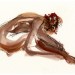 Igor Sazevich, Vicky, watercolor, 9 x 7
