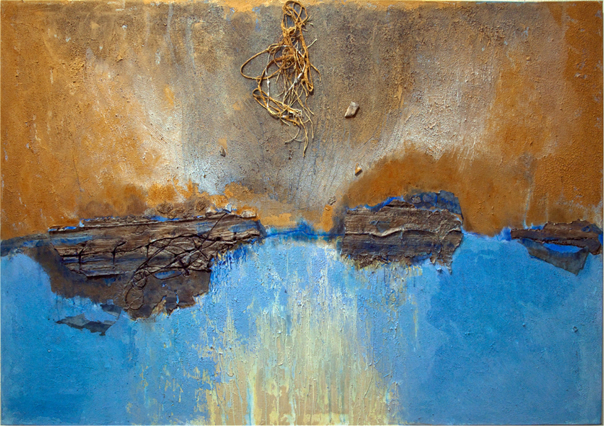 Mary Mountcastle Eubank, Passage, 2013, acrylic and m/m, 49 x 72 ins.