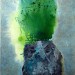 Mary Mountcastle Eubank, Totem, 2013, acrylic on canvas with m:m, 36 x 48 ins. thumbnail