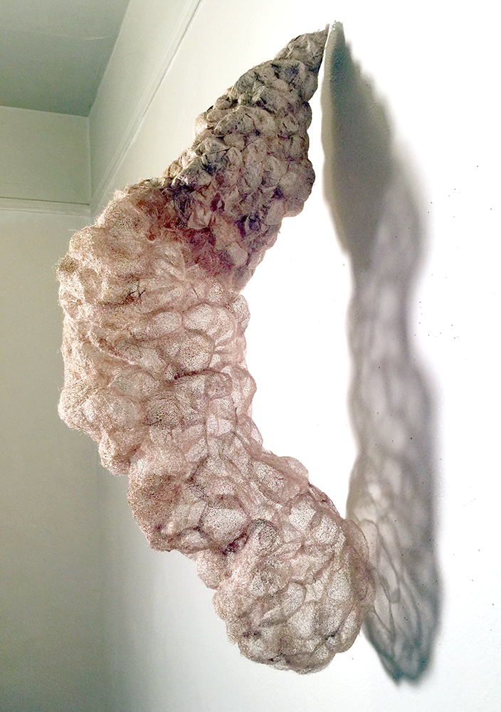 Dale Eastman, Shedding All That, cocoons, wire