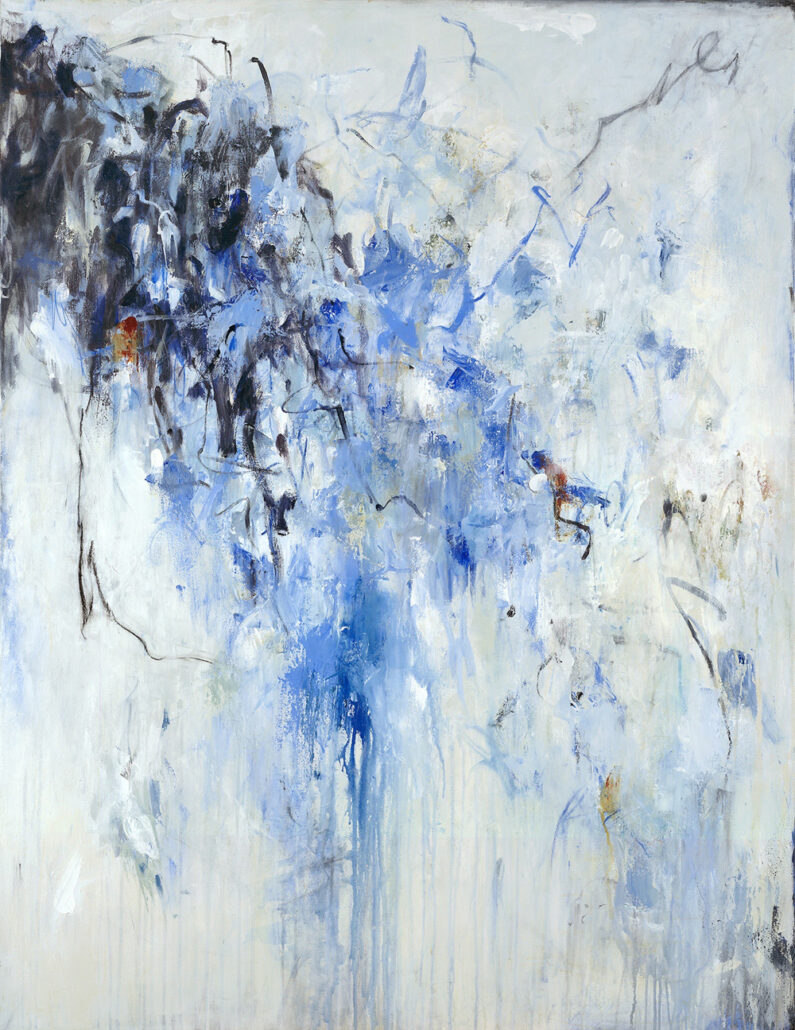 Heidi Berrin Shonkoff, The Story of Air, Acrylic, charcoal, graphite on canvas, 56 x 43 in
