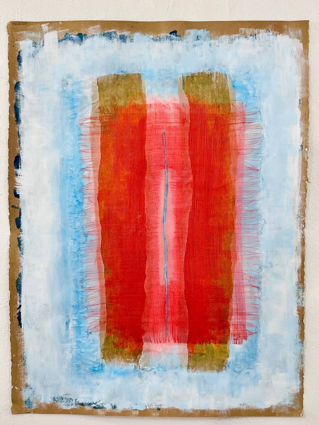 Ellen Vogel - Tender Mercies - mixed media - 25in x 27in framed