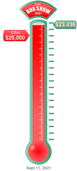 Fundraiser total so far thermometer graphic