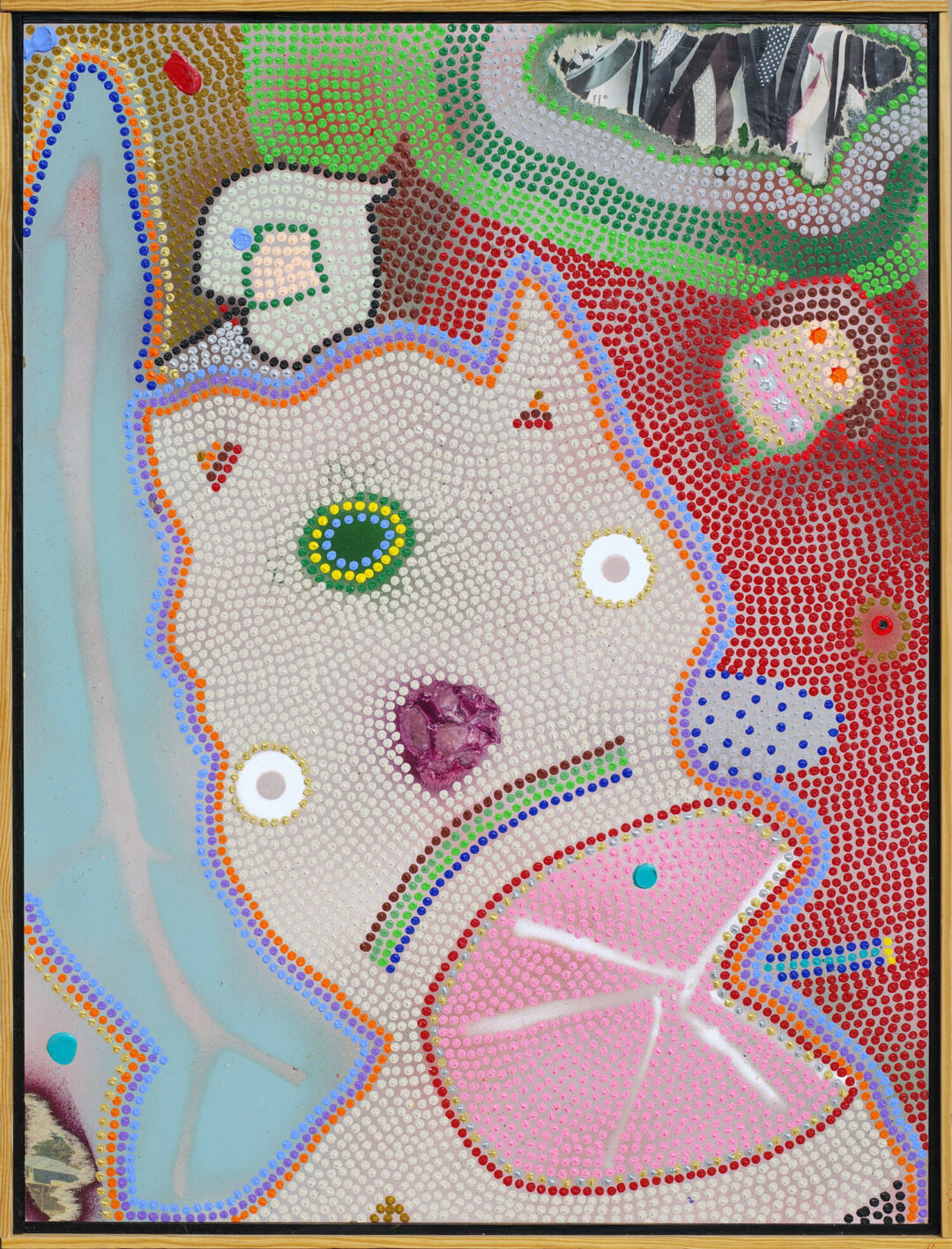Steve Pring - Cat No 1 - Painting - 25in x 19in