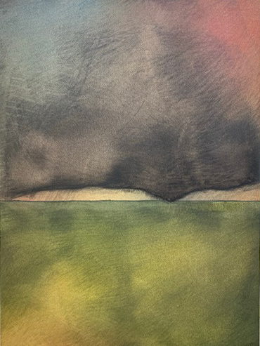 Bernie Schimbke - Tornado - Watercolor - 12in x 16in