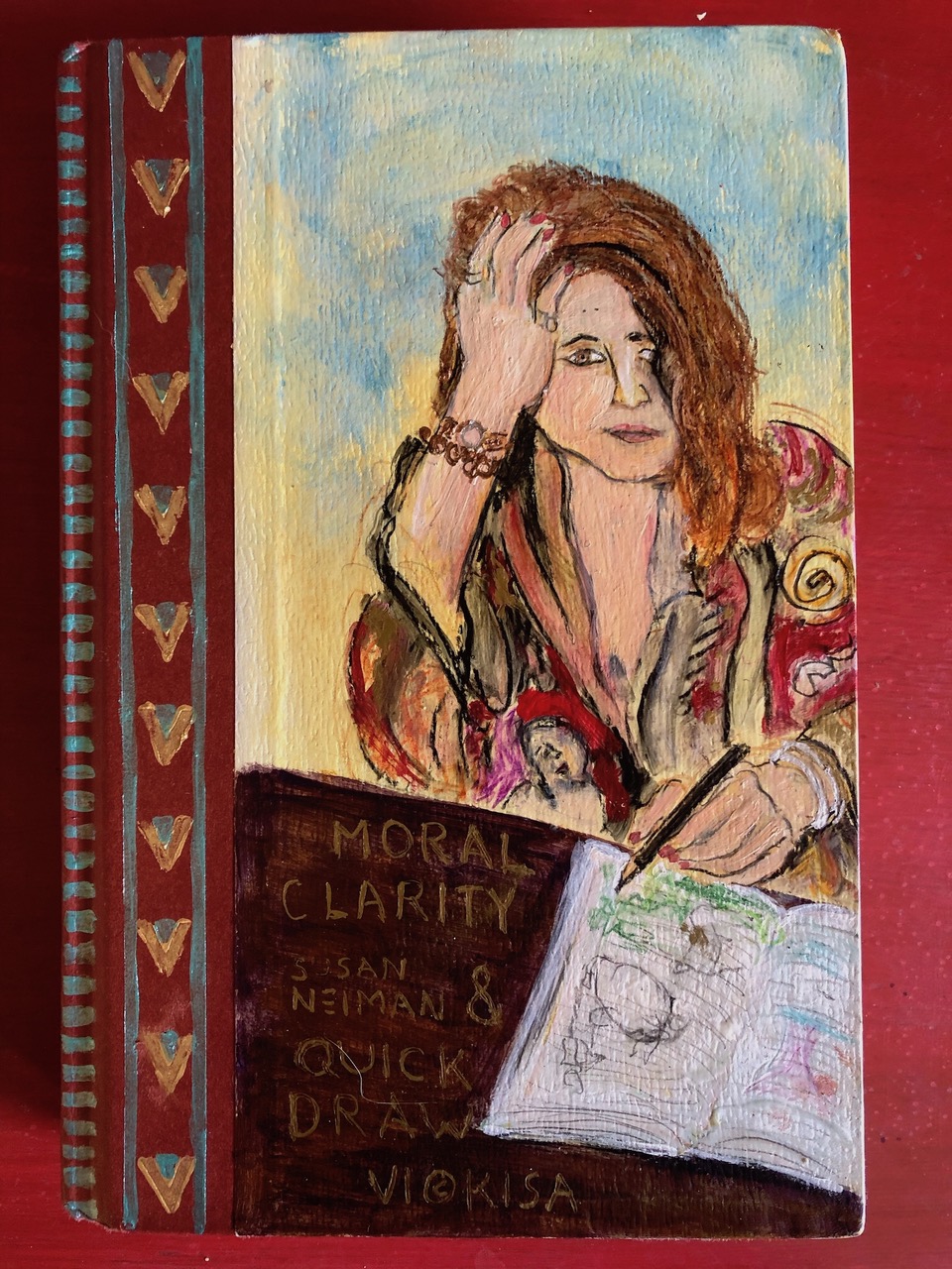 Vickisa - Moral Clarity Book Cover with Drawings