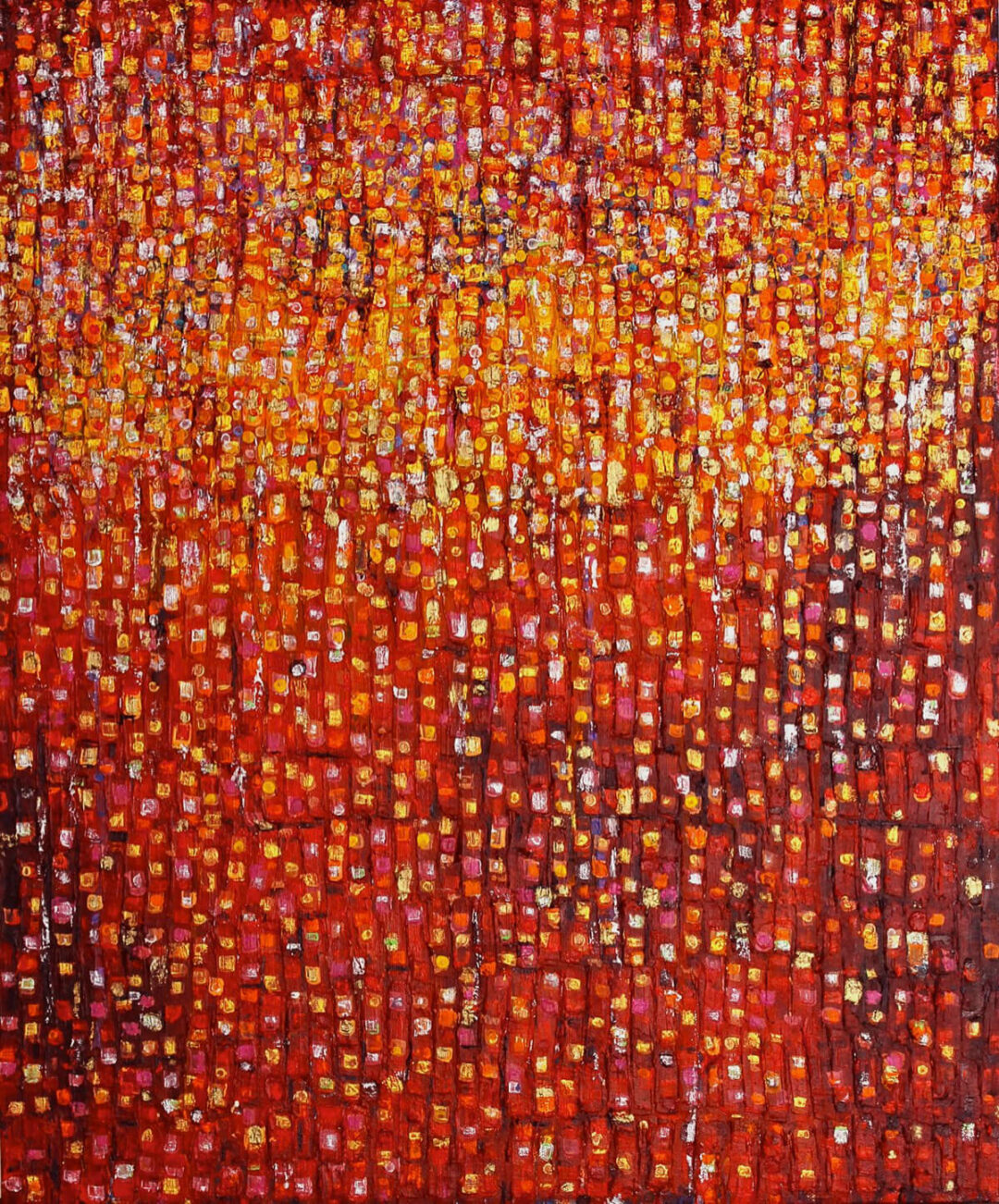 Dean Moniz - Red Bear - Acrylic on Canvas - 24x20