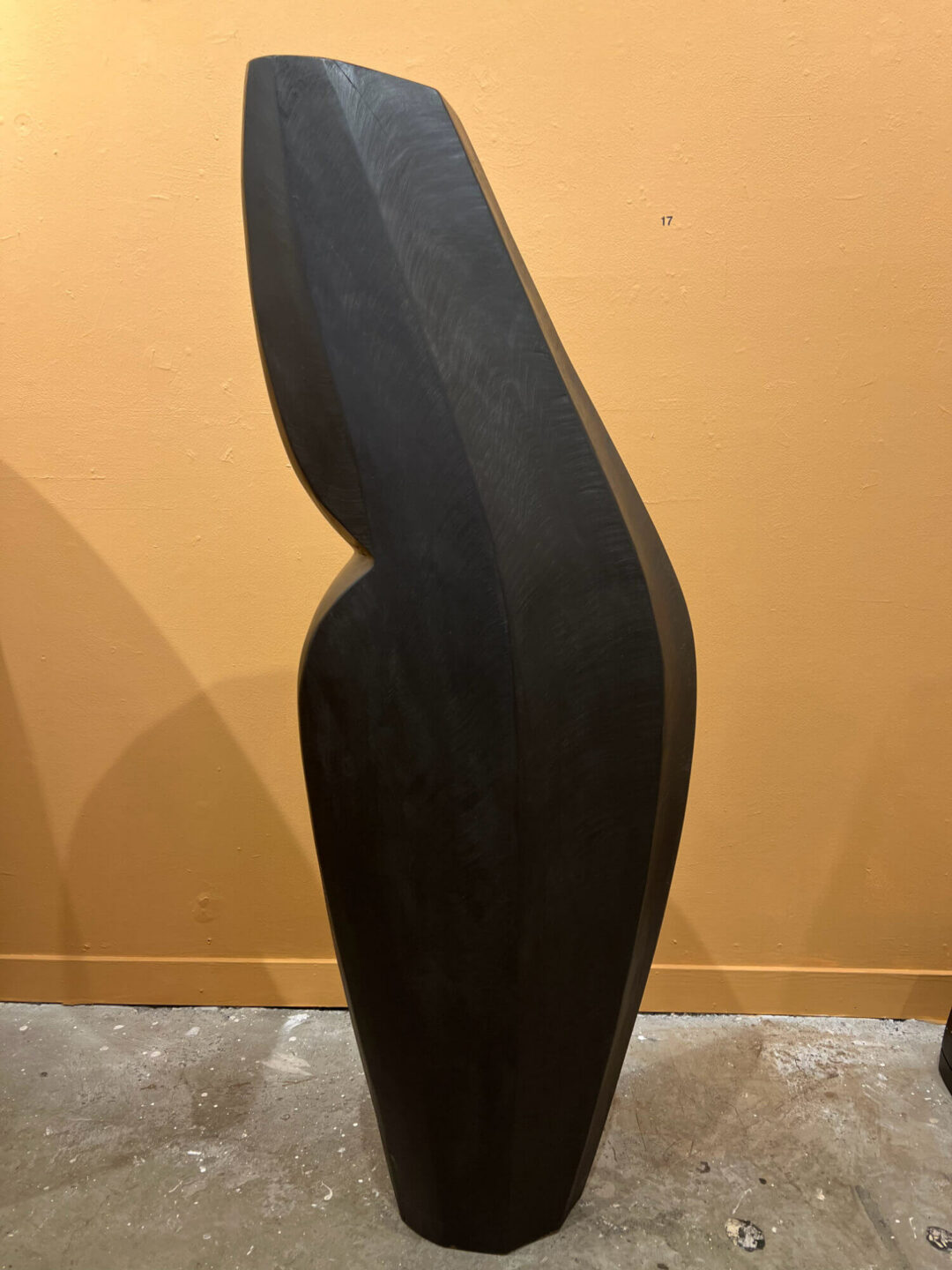 Bruce Mitchell - STANDING FIGURE - 2010 - painted redwood - 52in × 18.25in × 9in