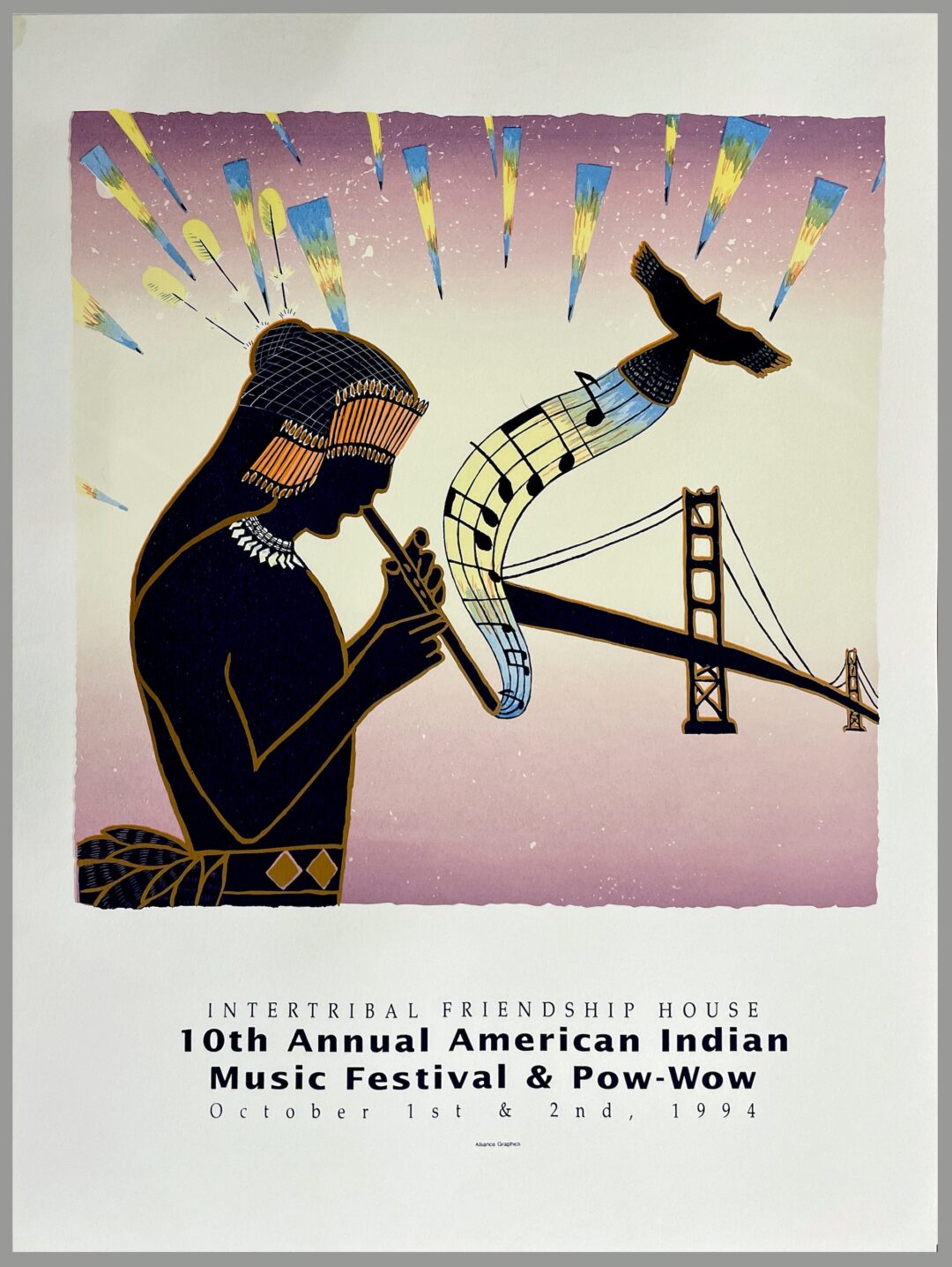 Jean LaMarr - Indian Music Festival Poster