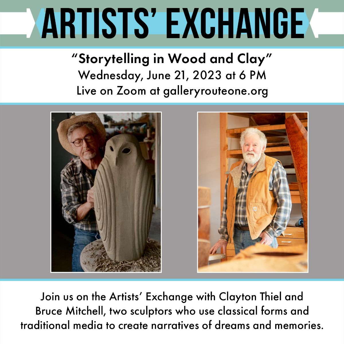 Artists' Exchange with Clayton Thiel and Bruce Mitchell