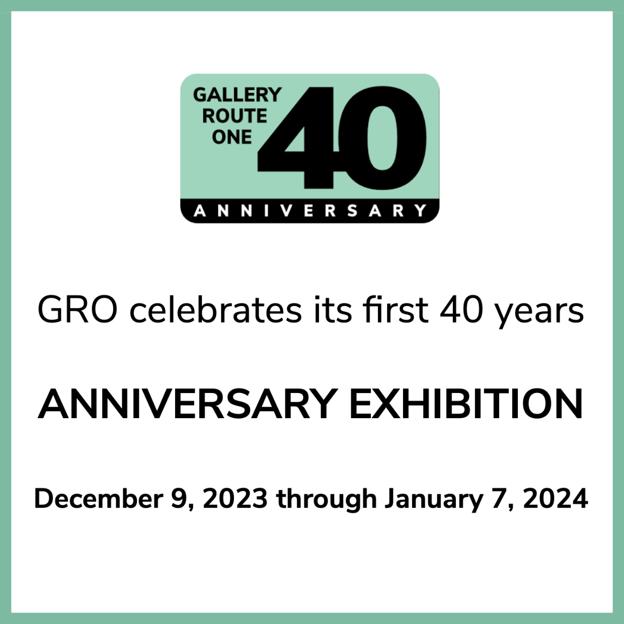 GRO 4th Anniversary Exhibition teaser