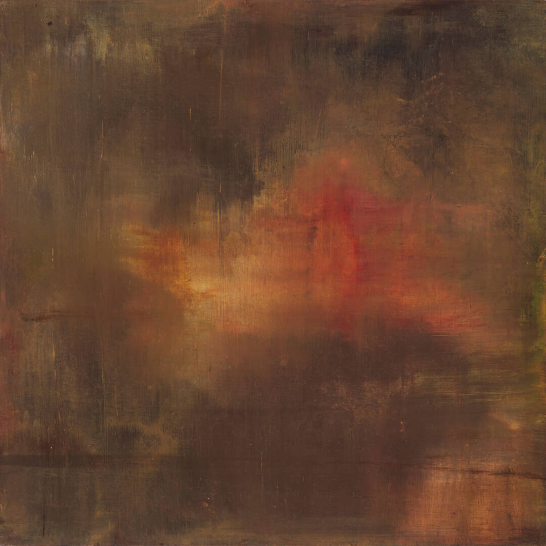 Airiel Mulvaney - Gayatri Mantra 2 - Acrylic Glaze On Wood Panel - 12in x 12in