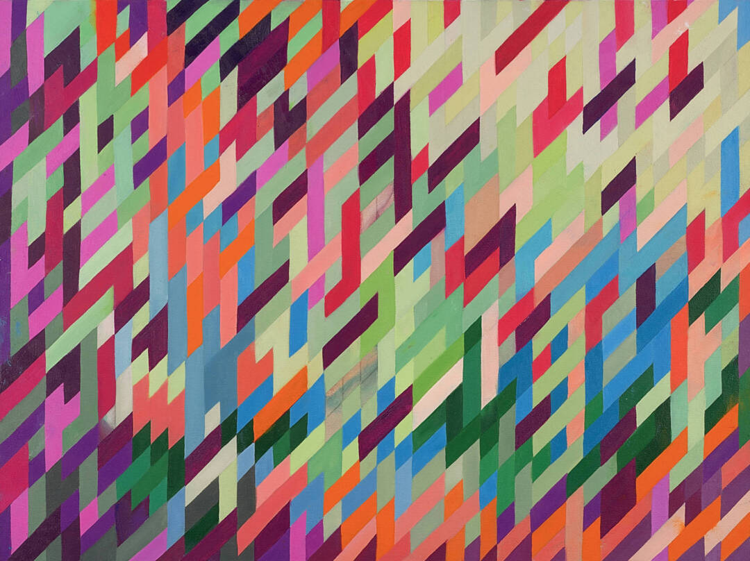 Jizell Albright - Crayons - Oil on canvas - 18 x 24 x 1.5