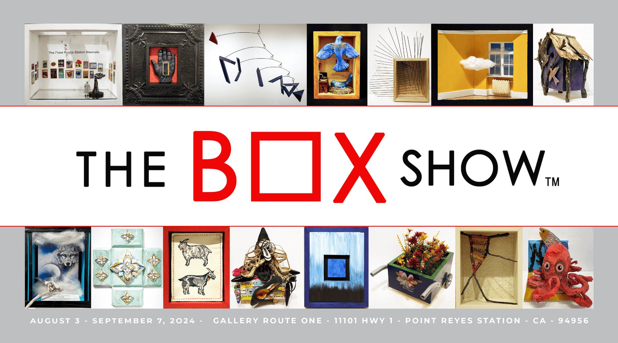 GRO The Box Show 2023 postcard