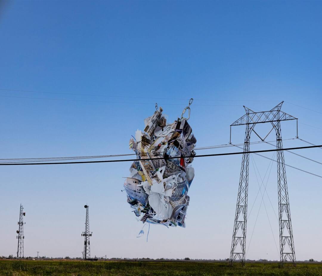 Amy Yoshitsu - The City of the Pylon (Solano County, CA) - Archival inkjet print mounted on aluminum - 36in x 31in