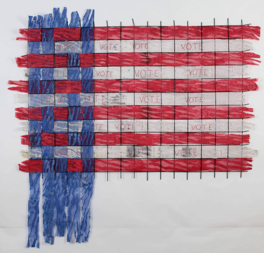 Pat DaRif - Restricted Access - Fiber - 36h x 37w x 1d