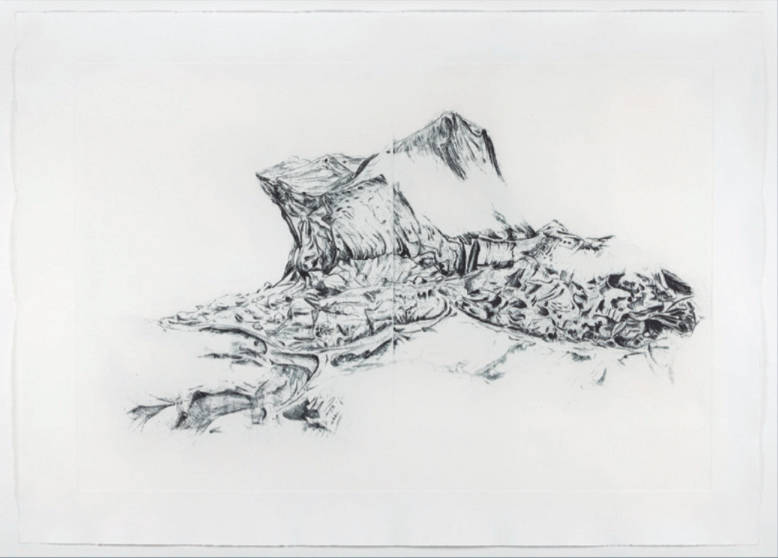 Megan Broughton - Fog Apparition I - Softground Etching - 30in x 42in