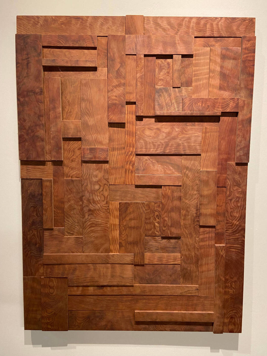 Bruce Mitchell - Valet Parking - Curly Redwood - 24”in x 34in