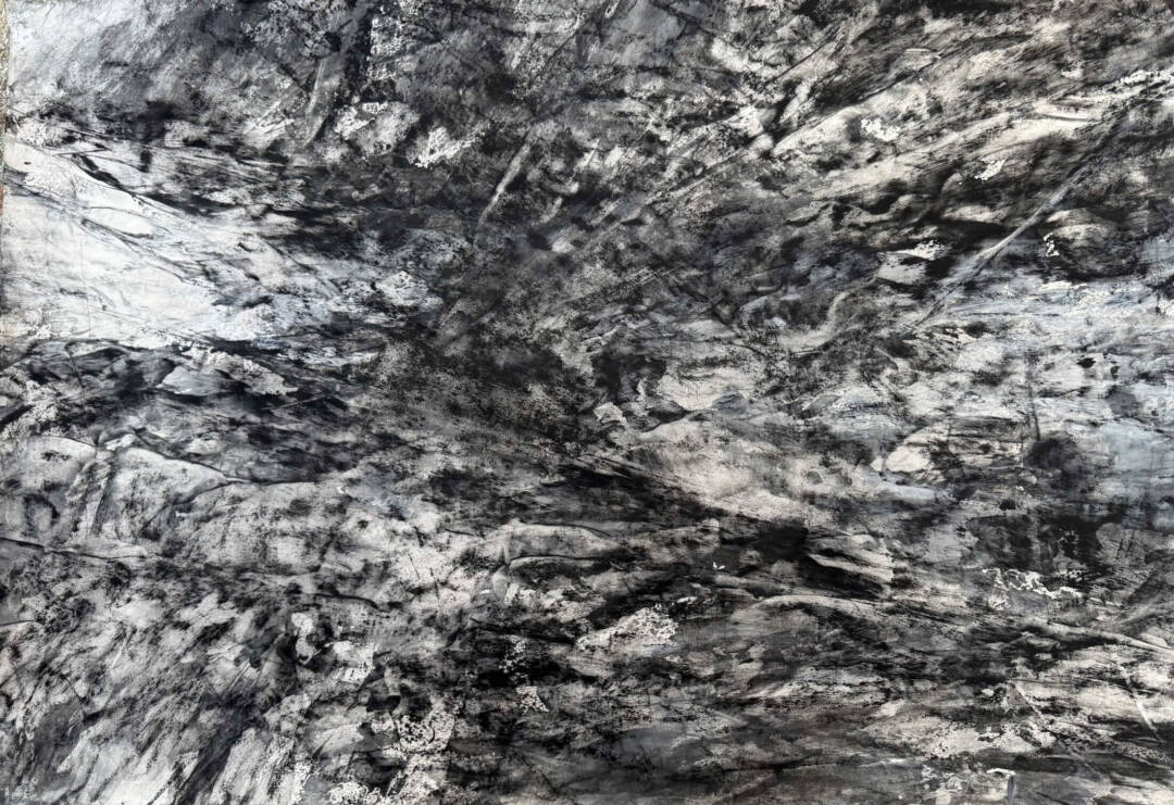 Nancy_Bertelsen-Rock Chasm-Charcoal on paper-32X44
