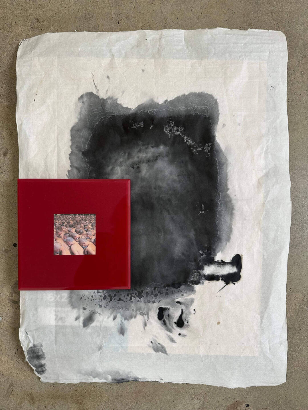 Betsy Kellas - Call and Response (WIP) - Mixed media - 18in H x 16in W