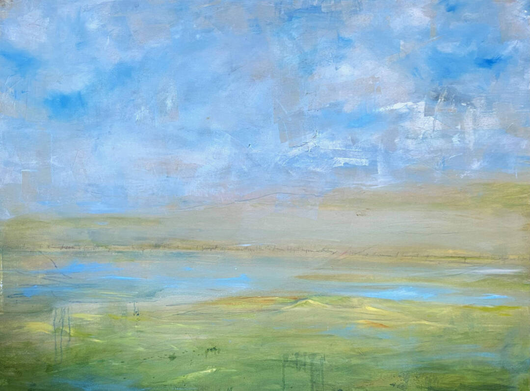 Kelley Berg - The Dream I Forget Upon Waking - oil and graphite - 30in x 40in