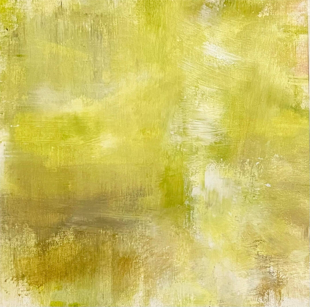 Airiel Mulvaney - Light on Wales No 8 - Acrylic and Glaze on Canvas - 12in x 12in