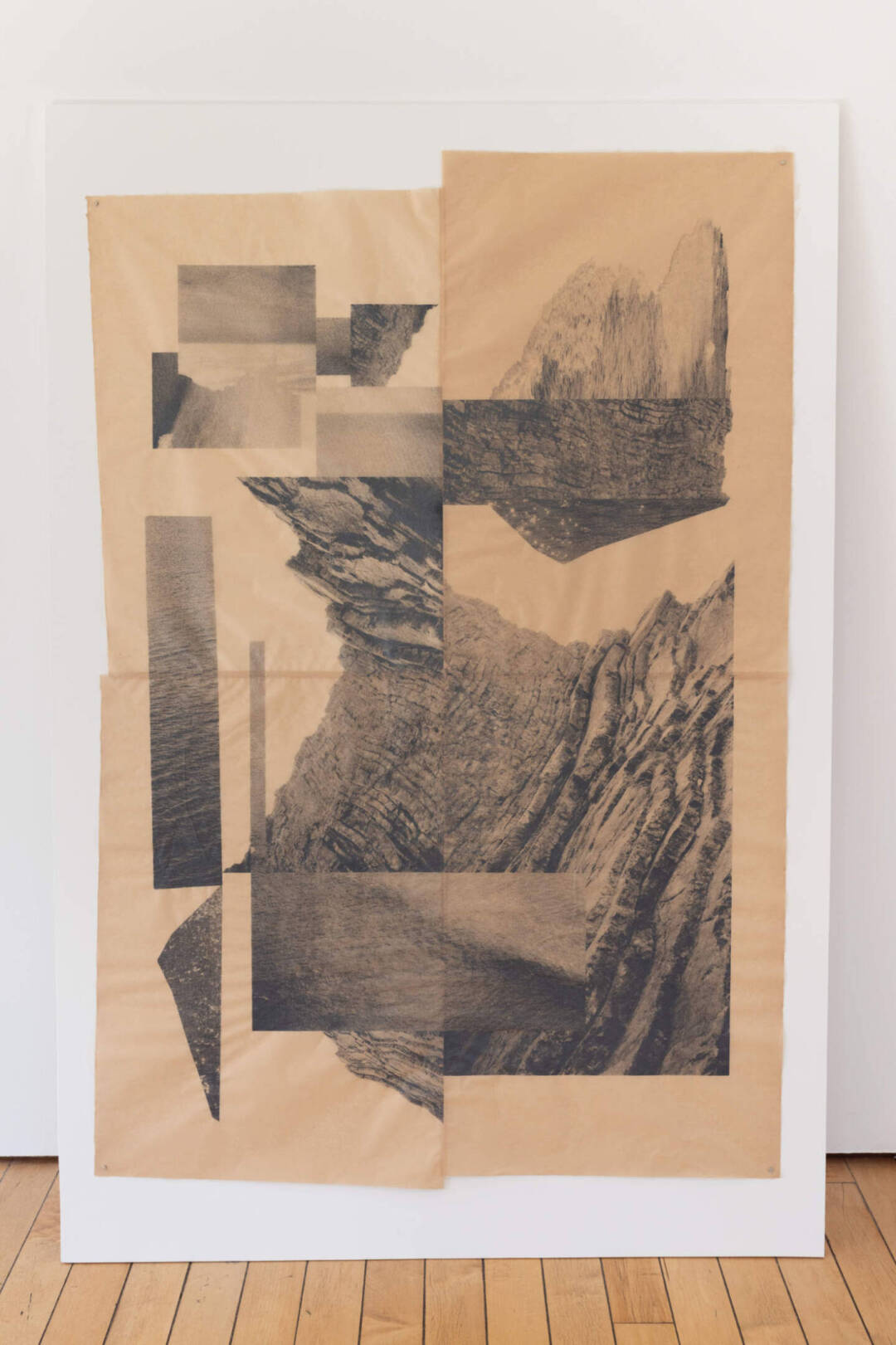 Leah Koransky - Beneath the Water the Space of Time Echoes - 43in x 64in