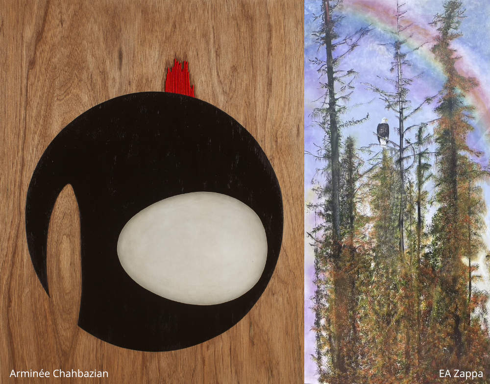 Arminee Chahbazain-EA Zappa 2026 Exhibition preview Gallery Route One Logo