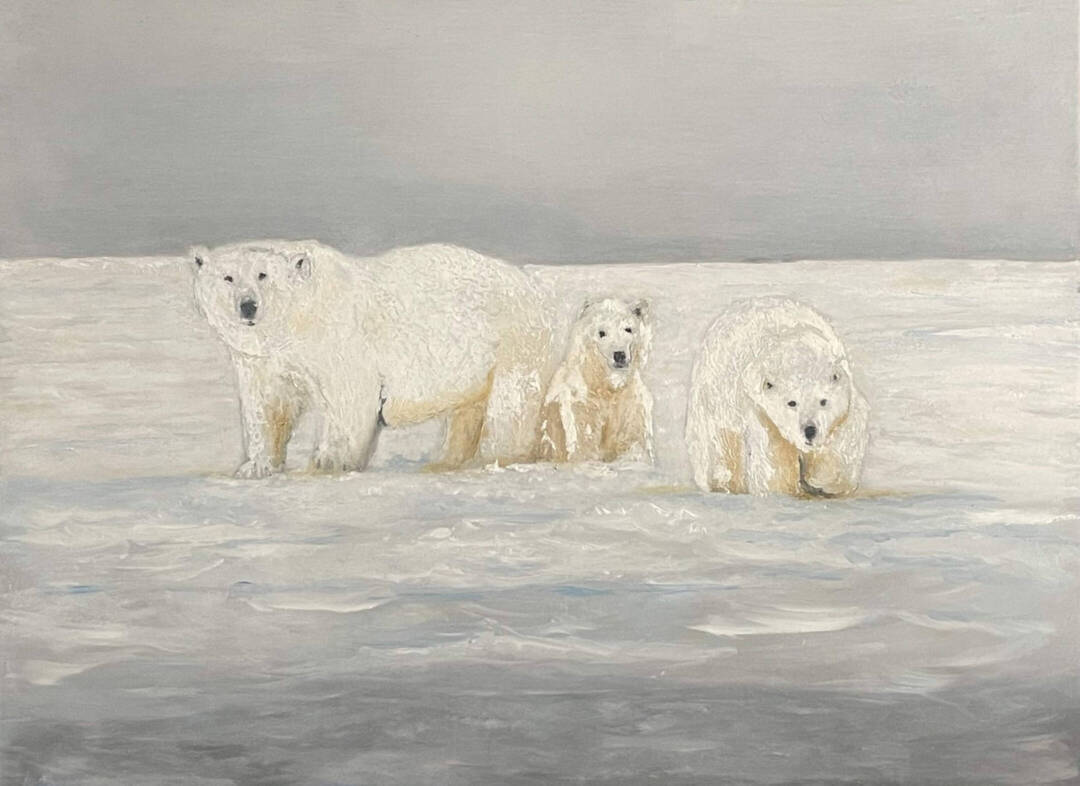 E A Zappa - Guardians of the Snow - oil - 18 x 24