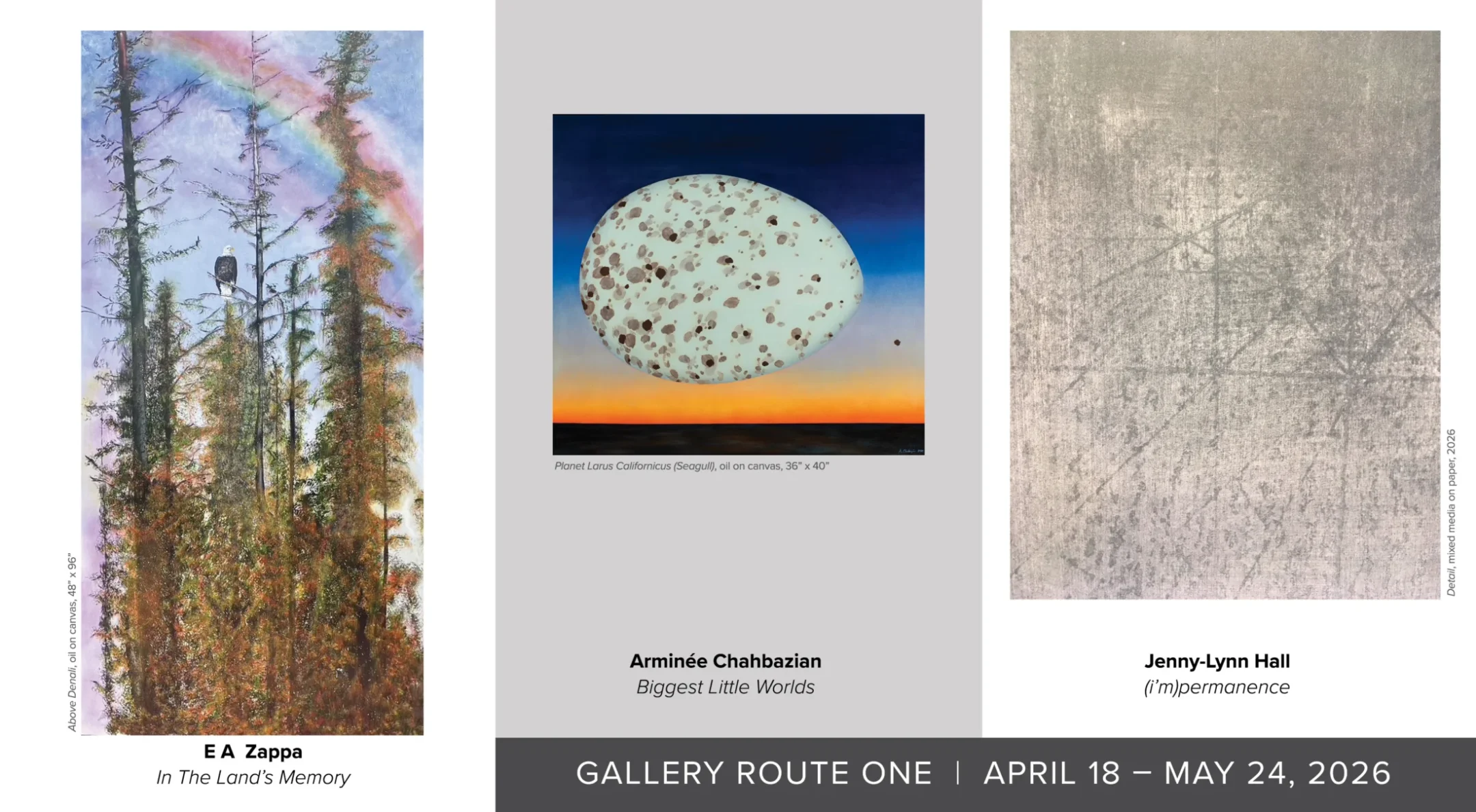 GRO Exhibitions Postcard - December 2025-January 2026