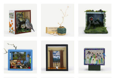 Grid of 6 Box Show artwork thumbnails